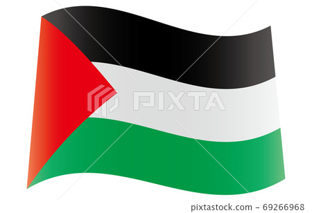 New World Flag 2:3Ver gradation waveform Palestine Autonomous Region New World Flag 2:3Ver gradation waveform Palestine Autonomous Region 69266968