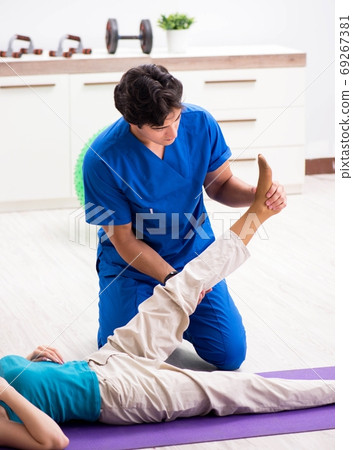 Woman recovering after traffic accident Woman recovering after traffic accident 69267381