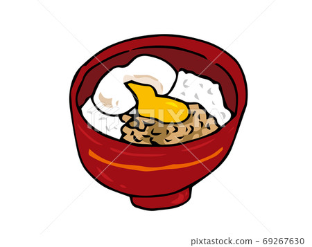 Natto egg rice bowl 69267630