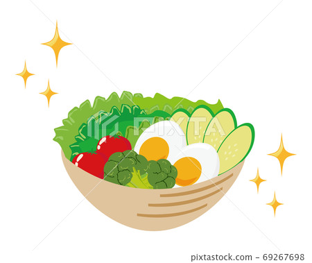 Vector illustration of salad 69267698