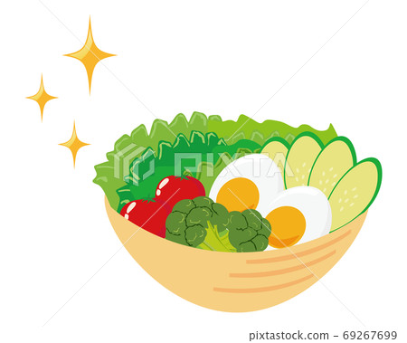 沙拉矢量插畫 69267699