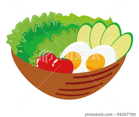 Vector illustration of salad Vector illustration of salad 69267700