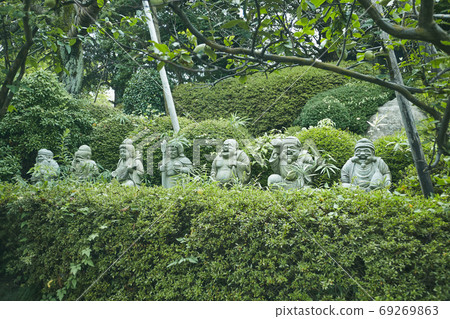 Seven Lucky Gods Stone Statue Seven Lucky Gods Stone Statue 69269863