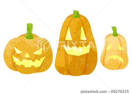 Three brothers jack o lantern - Stock Illustration [69270255] - PIXTA
