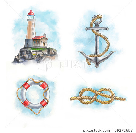 Nautical objects Nautical objects 69272698