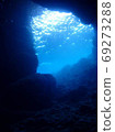 Blue cave 69273288
