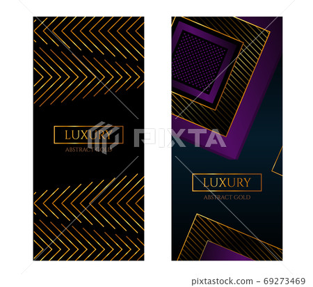 Modern design roll up. Abstract background. Luxury banner. 69273469