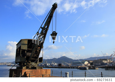 廣島縣吳市保存的舊日本軍隊_魚雷起重機 69273631