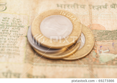 Indian Currency Rupee Notes and Coins Indian Currency Rupee Notes and Coins 69273866