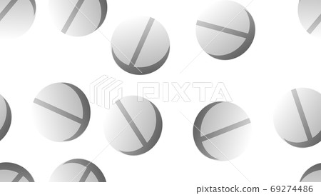 Endless seamless pattern of medical scientific 69274486