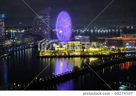 港區未來的夜景 港區未來的夜景 69274507