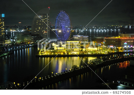 港區未來的夜景 港區未來的夜景 69274508