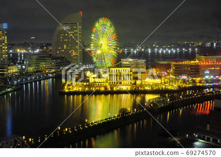 港區未來的夜景 港區未來的夜景 69274570
