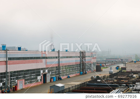 Industrial landscape. Panoramic vie Industrial landscape. Panoramic vie 69277016