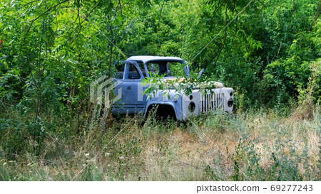 Old abandoned truck in Moldova Old abandoned truck in Moldova 69277243