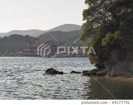 從相生港公園眺望的相生白龍城堡 從相生港公園眺望的相生白龍城堡 69277742