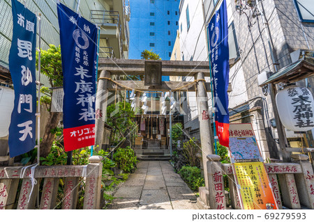 中央區日本橋人形町,日本橋七福神的末廣神社(Bisamonten)等景色 中央區日本橋人形町,日本橋七福神的末廣神社(Bisamonten)等景色 69279593
