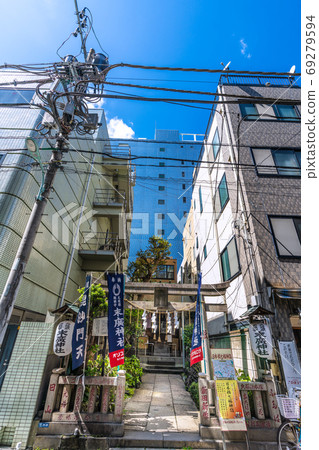 中央區日本橋人形町,日本橋七福神的末廣神社(Bisamonten)等景色 中央區日本橋人形町,日本橋七福神的末廣神社(Bisamonten)等景色 69279594