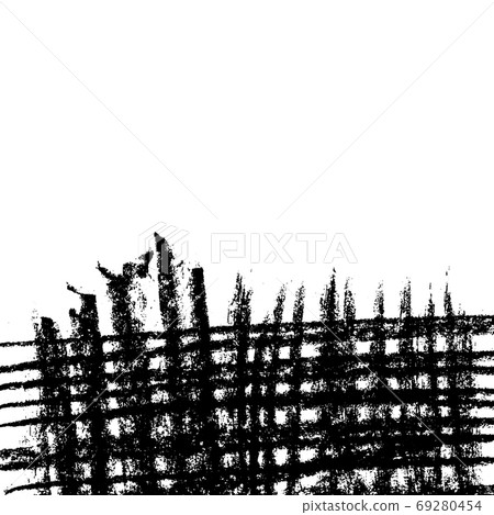 Grunge chalk distressed texture. Abstract striped grid background. Vector illustration. Grunge chalk distressed texture. Abstract striped grid background. Vector illustration. 69280454