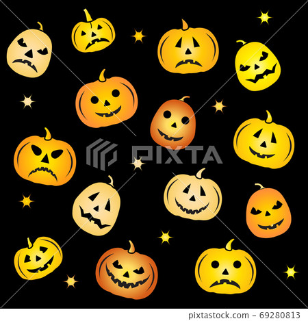 Vector Halloween pumpkin Jack O'Lantern Festive Vector Halloween pumpkin Jack O'Lantern Festive 69280813