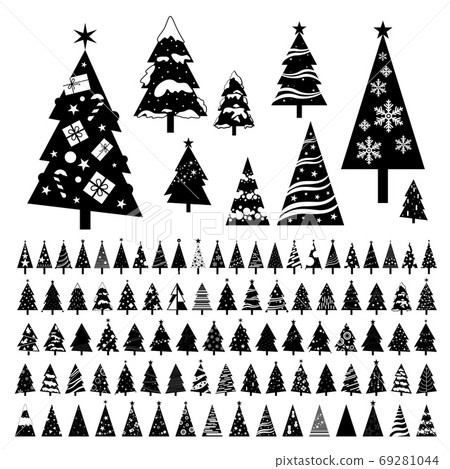 Christmas tree on white background vector... - Stock Illustration ...