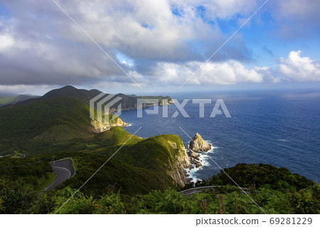 Goto Archipelago Evening view and scenery from Osezaki Lighthouse 69281229