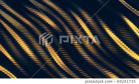 Carbon fiber gold wave texture pattern background Carbon fiber gold wave texture pattern background 69281735