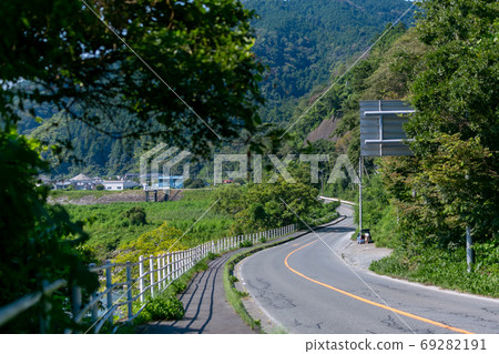 Public road white line national road Public road white line national road 69282191