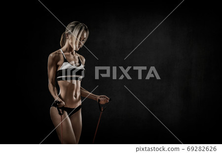 young fitness slim woman young fitness slim woman 69282626