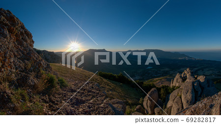 mountain landscape Crimea mountain landscape Crimea 69282817