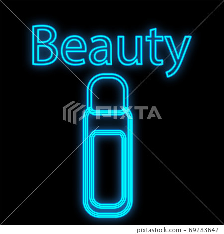 packaging with bright juicy lipstick. Contouring packaging with bright juicy lipstick. Contouring 69283642