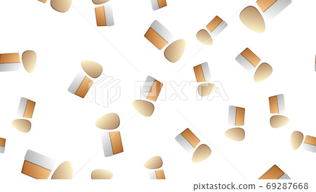 Makeup seamless pattern for women. Beauty 69287668