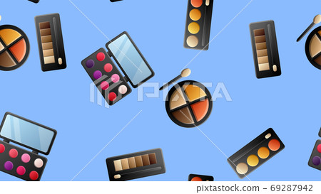 Cosmetics For Skincare And Makeup. Seamless Cosmetics For Skincare And Makeup. Seamless 69287942