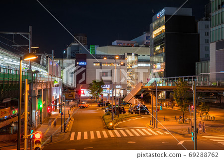 Akihabara Station Electric Town Exit Nightscape of the cityscape (Chiyoda-ku, Tokyo) August 2020 Akihabara Station Electric Town Exit Nightscape of the cityscape (Chiyoda-ku, Tokyo) August 2020 69288762