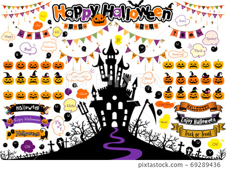 萬聖節各種分類沒有背景 萬聖節各種分類沒有背景 69289436