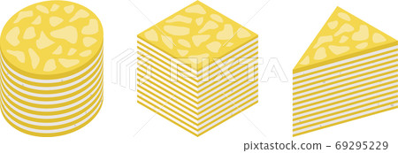 Round, square and triangular milk rape 69295229