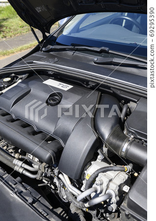 Imported car engine room (6 in-line cleaned) Imported car engine room (6 in-line cleaned) 69295390