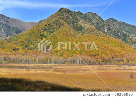 Autumn leaves of Odashirogahara and Maeshirane mountains Autumn leaves of Odashirogahara and Maeshirane mountains 69296050