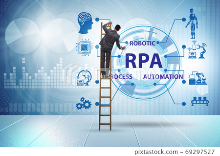 Concept of RPA - robotic process automation 69297527
