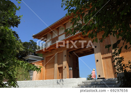 Romantic Ibaraki (Otomon Gate of the castle of 350,000 stones in the Mito domain. It is a splendid thing suitable for the Mito Tokugawa family.) Mito City Romantic Ibaraki (Otomon Gate of the castle of 350,000 stones in the Mito domain. It is a splendid thing suitable for the Mito Tokugawa family.) Mito City 69297656