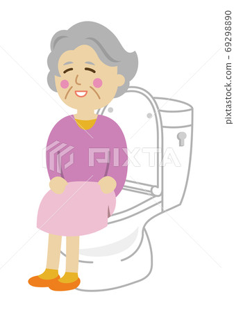Illustration image of elderly people who are happy to communicate Illustration image of elderly people who are happy to communicate 69298890