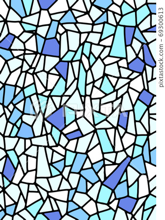 Blue stained glass 69300613