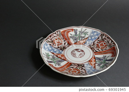 Old Imari Somen Nishiki Plate Antique 69301945