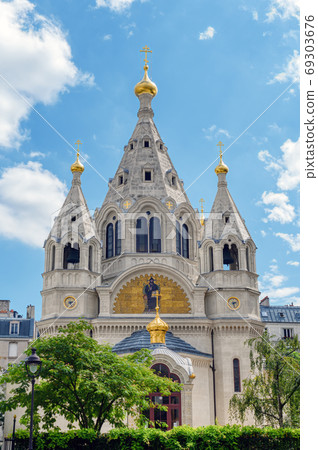 Saint Alexander Nevsky Cathedral in Paris, Fance 69303676