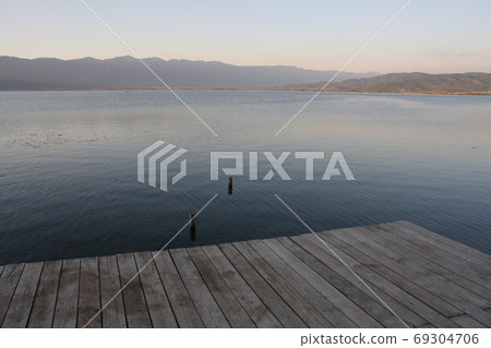 background scene on Lake background scene on Lake 69304706