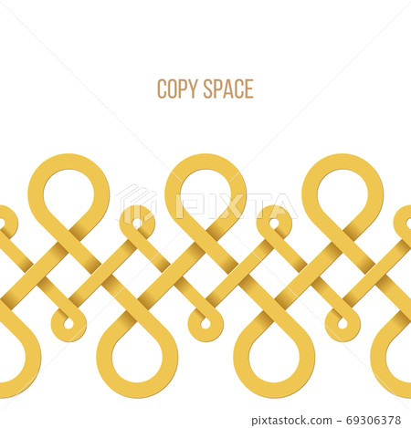 Endless loops abstract background 69306378