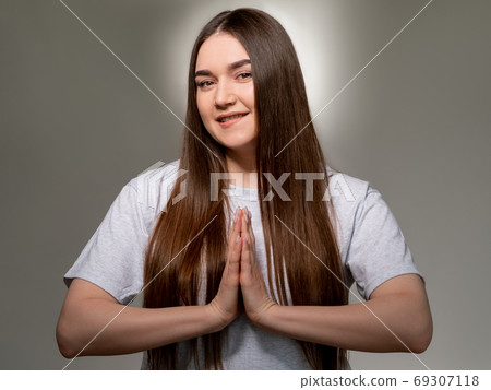 cute curvy woman body positive overweight angel cute curvy woman body positive overweight angel 69307118
