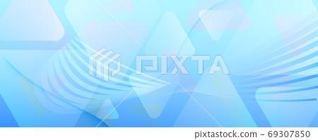 Light Gradient Background. Abstract Fluid Line  69307850