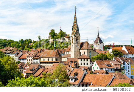Baden town in Aargau, Switzerland 69308162