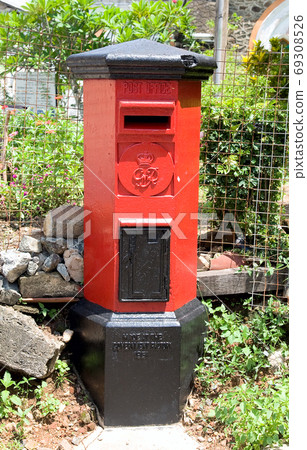 Colonial Pillarbox, a British colonial era post box in Galle 69308526